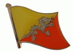 Bhutan Flaggenpin