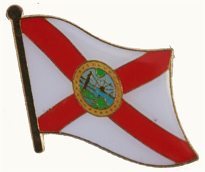 Florida Flaggenpin