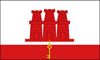 Gibraltar Flagge 90*150 cm