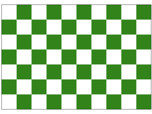 Grün/Weiß Karo Flagge 90*150 cm