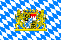 Bayern mit Löwen Flagge 150 x 250 cm