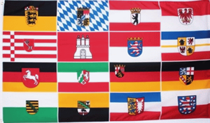 Deutschland 16 Bundesländer Flagge 60*90cm