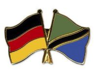 Deutschland -Tansania  Freundschaftspin ca. 22 mm