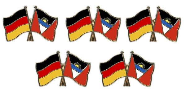 Deutschland - Antigua und Barbuda  Freundschaftspin ca. 22 mm
