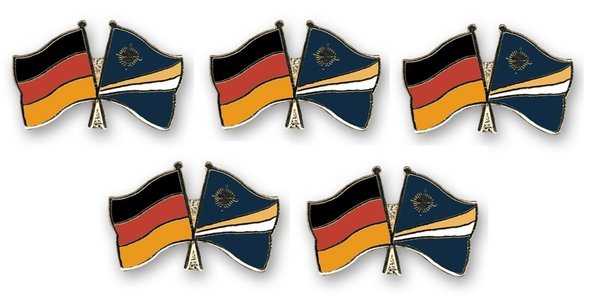 Deutschland - Marschallinseln  Freundschaftspin ca. 22 mm