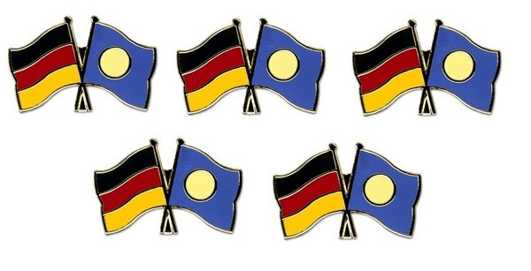 Deutschland - Palau  Freundschaftspin ca. 22 mm
