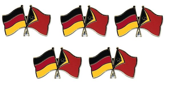 Deutschland - Timor-Leste  Freundschaftspin ca. 22 mm