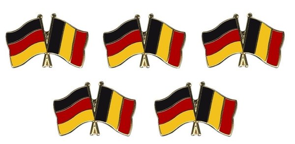 Deutschland - Belgien Freundschaftspin ca. 22 mm