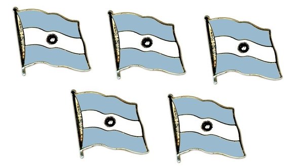 Argentinien  Flaggenpin ca. 20 mm