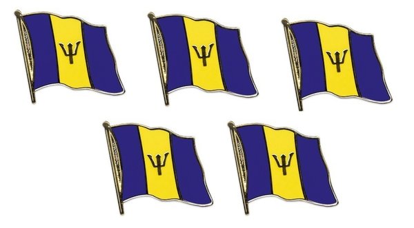 Barbados Flaggenpin ca. 20 mm