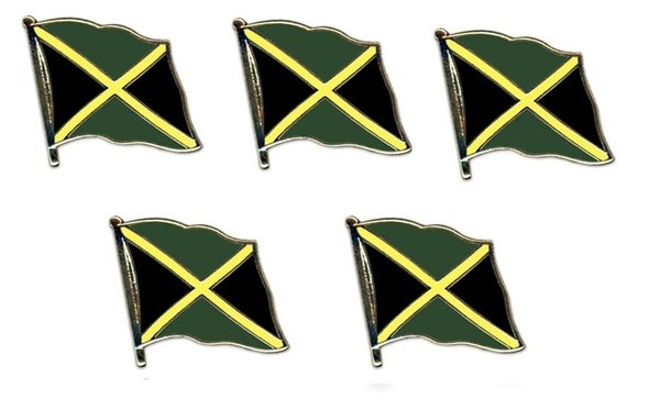 Jamaika  Flaggenpin ca. 20 mm