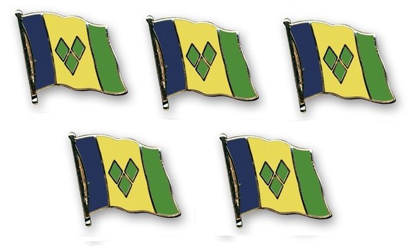 St.Vincent und die Grenadinen  Flaggenpin ca. 20 mm