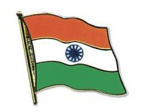 Indien  Flaggenpin ca. 20 mm