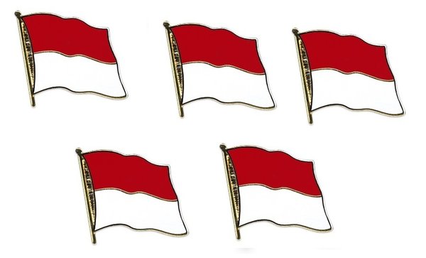Indonesien  Flaggenpin ca. 20 mm