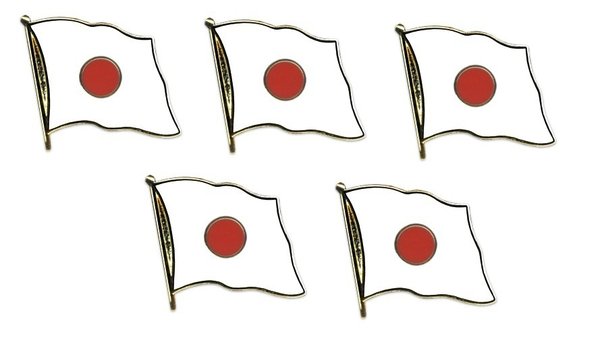 Japan  Flaggenpin ca. 20 mm