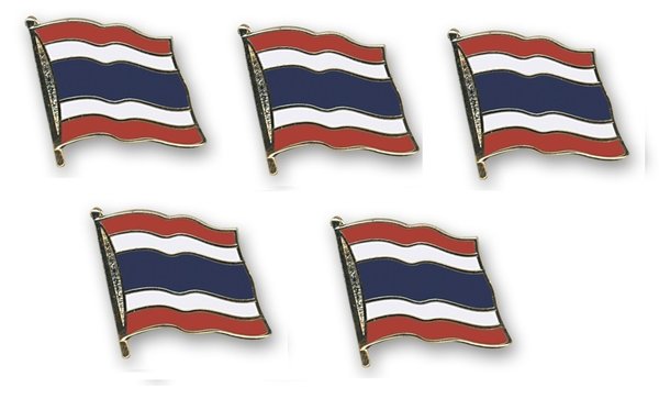 Thailand  Flaggenpin ca. 20 mm