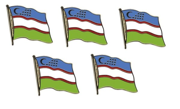 Usbekistan Flaggenpin ca. 20 mm
