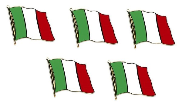 Italien Flaggenpin ca. 20 mm