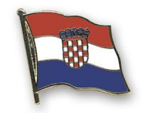 Kroatien  Flaggenpin ca. 20 mm