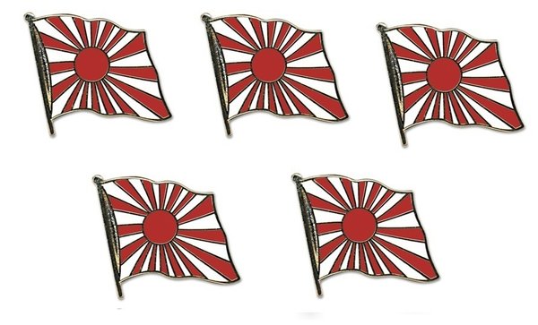 Japan Kriegsflagge Flaggenpin ca. 20 mm