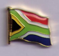 Südafrika  Flaggenpin ca. 16 mm