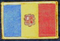Andorra Flaggenaufnäher