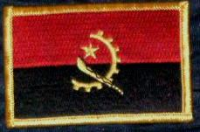 Angola  Flaggenaufnäher