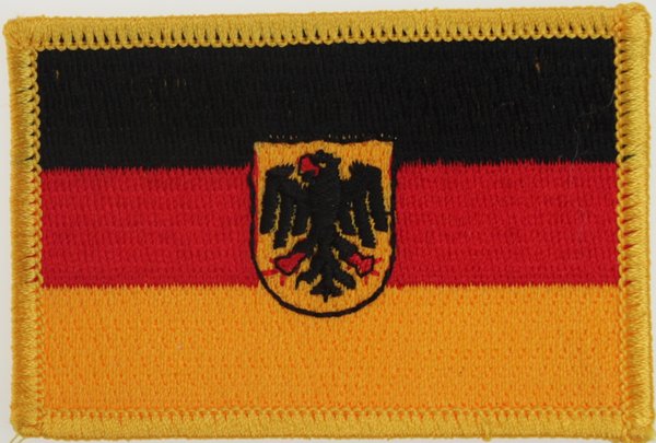 Deutschland mit Adler Flaggenaufnäher