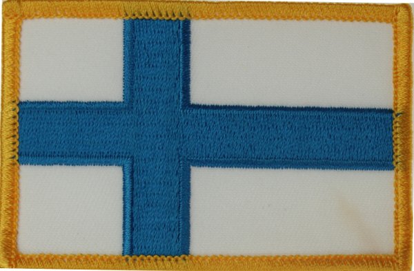 Finnland Flaggenaufnäher
