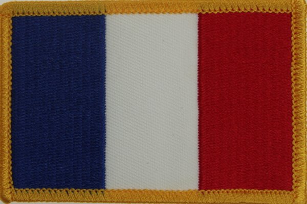 Frankreich Flaggenaufnäher