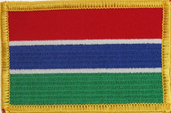 Gambia Flaggenaufnäher