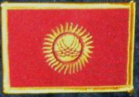 Kirgisistan Flaggenaufnäher