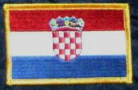 Kroatien Flaggenaufnäher