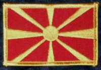 Mazedonien Flaggenaufnäher
