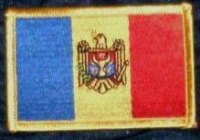Moldau  Flaggenaufnäher