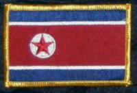 Nord Korea Flaggenaufnäher