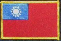 Taiwan Flaggenaufnäher