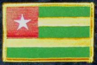 Togo Flaggenaufnäher
