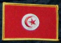 Tunesien  Flaggenaufnäher