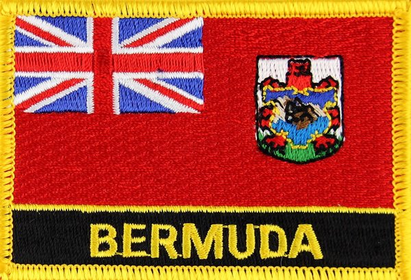 Bermuda Flaggenpatch mit Ländername