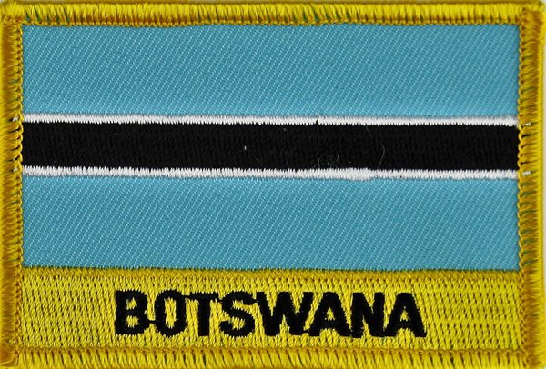 Botsuana Flaggenpatch mit Ländername