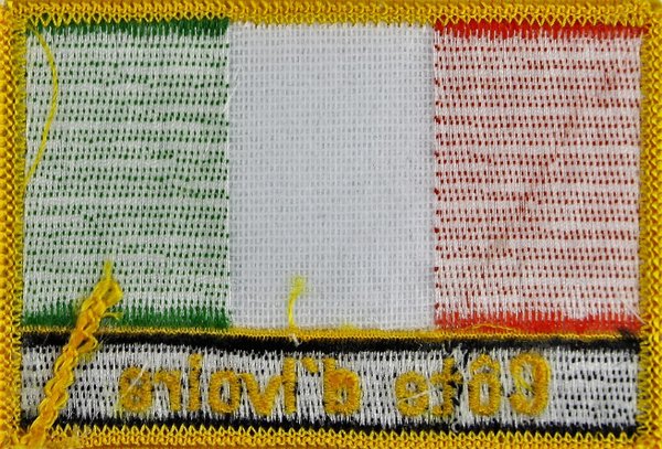 Elfenbeinküste Flaggenpatch mit Ländername