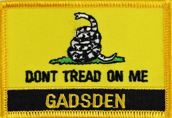 Gadsen Don´t tread on me Flaggenpatch mit Ländername