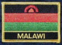 Malawi  Flaggenpatch mit Ländername