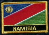 Namibia Flaggenpatch mit Ländername