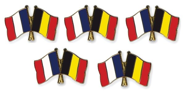 Frankreich - Belgien Freundschaftspin