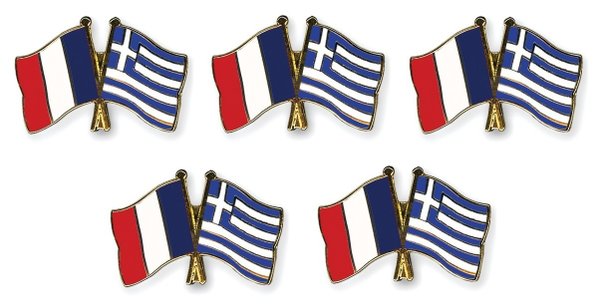 Frankreich - Griechenland Freundschaftspin
