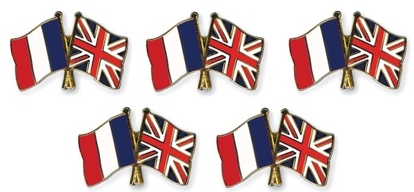 Frankreich - Großbritannien Freundschaftspin