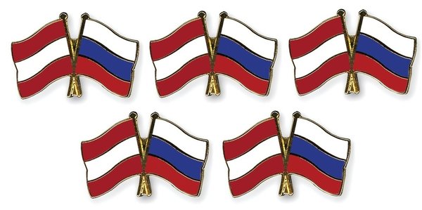 Österreich - Russland Freundschaftspin