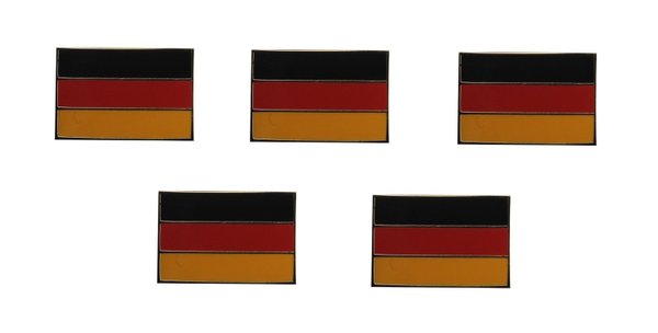 Deutschland Flaggenpin eckig